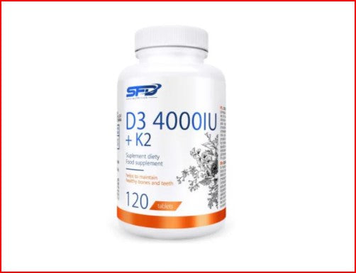 Vitamina D3 4000UI + K2 - 120 tablete - SFD NUTRITION