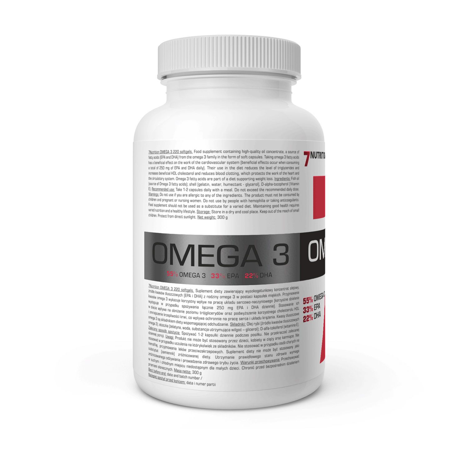 Omega 3 1000mg 220 softgels 7 Nutrition