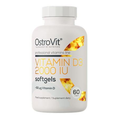 Vitamina D3 2000IU 60 capsule - OstroVit