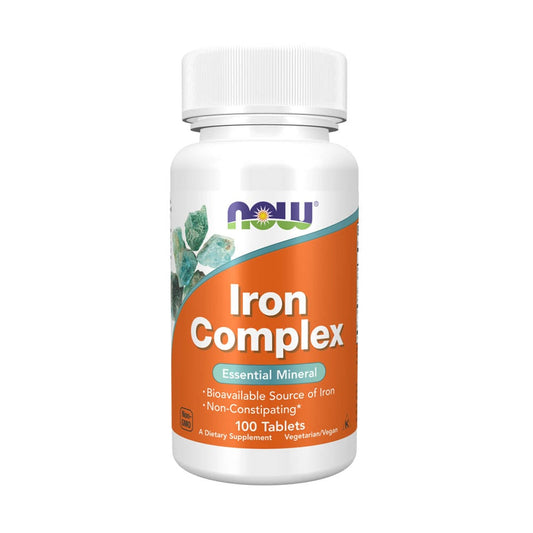 Complex fier 100 tablete Now Foods