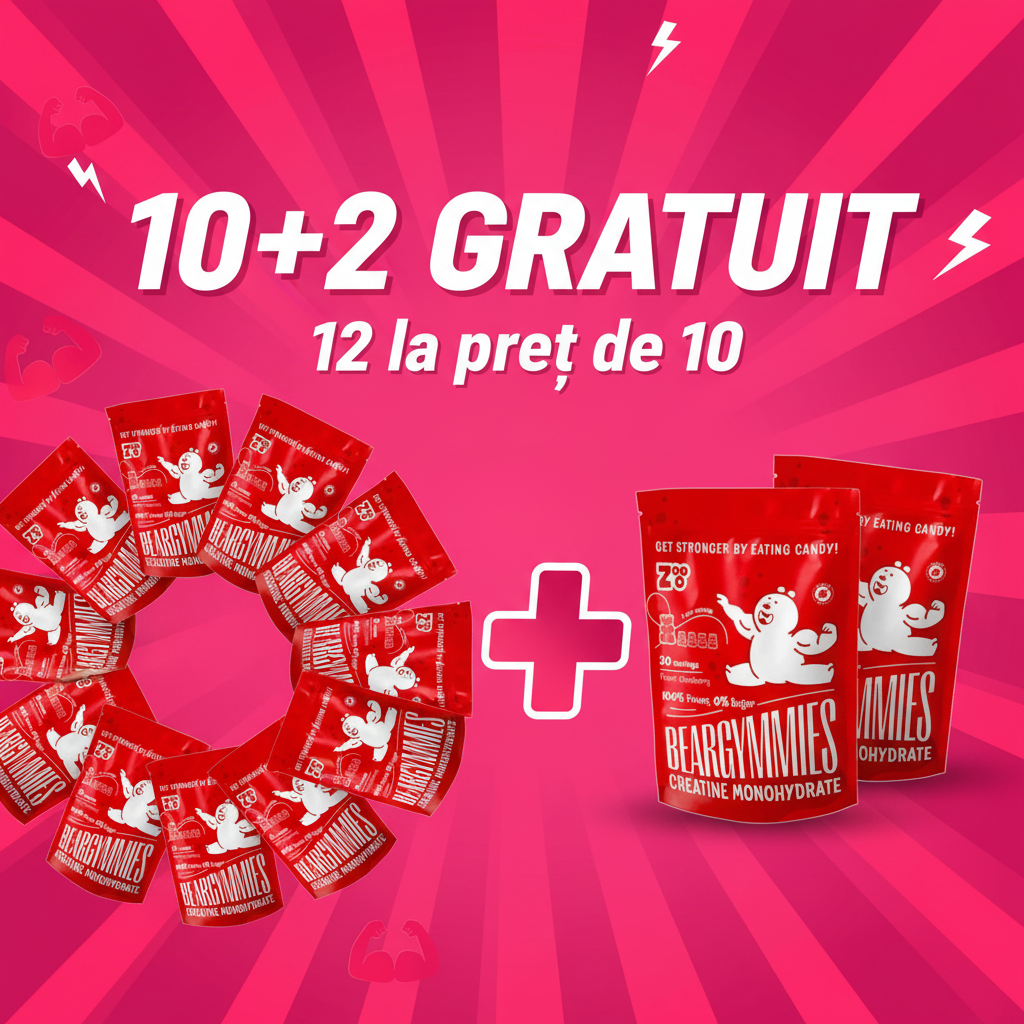 Promoție 10+2 Creatină Jeleuri