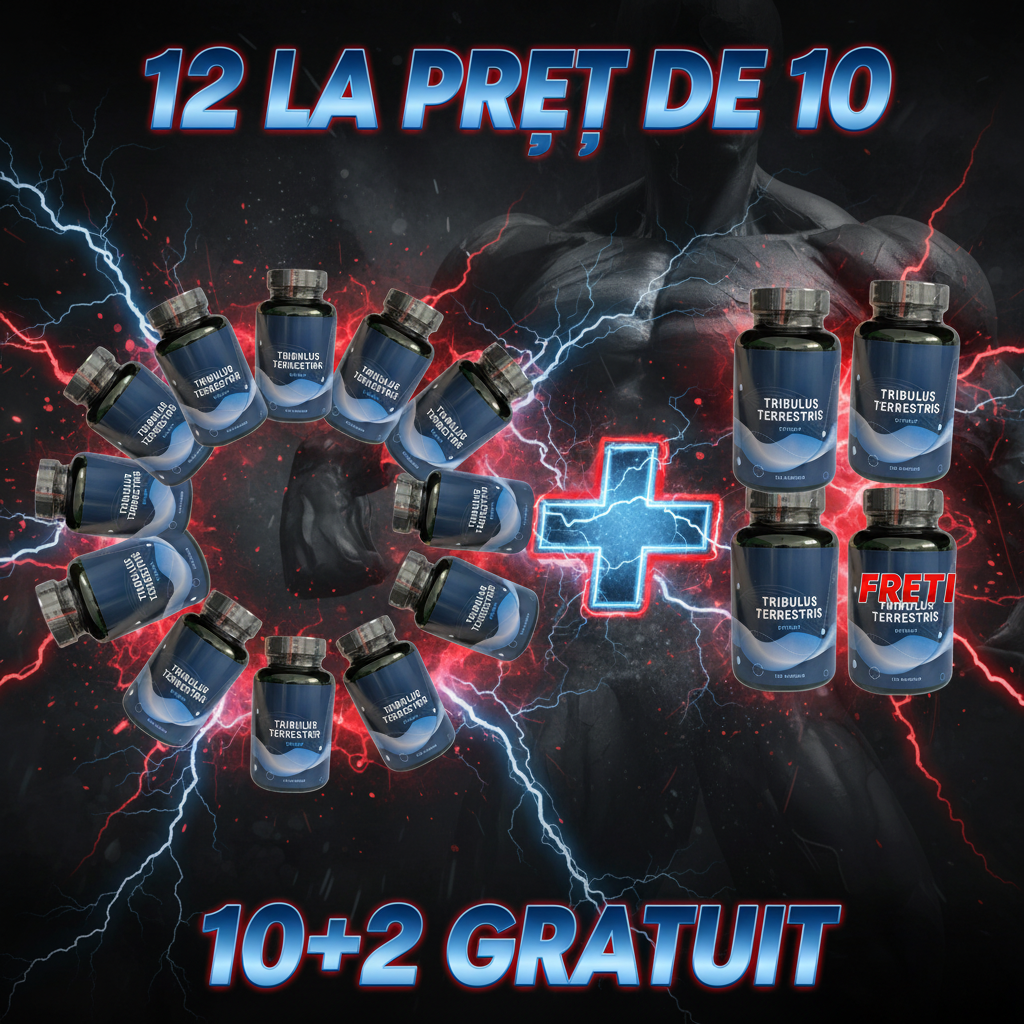 Promoție 10+2 Tribulus - Masculin și Puternic