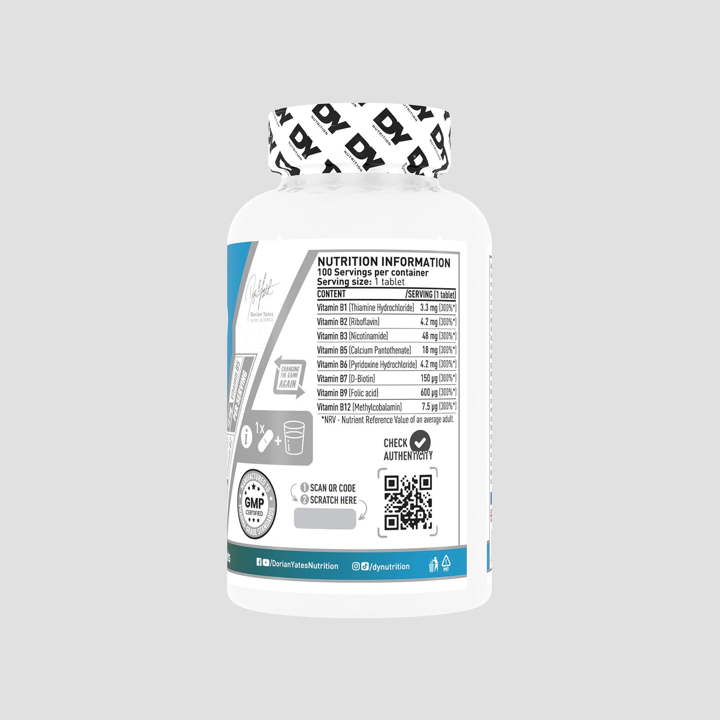 Vitamina B Complex - 100 capsule - DY Nutrition